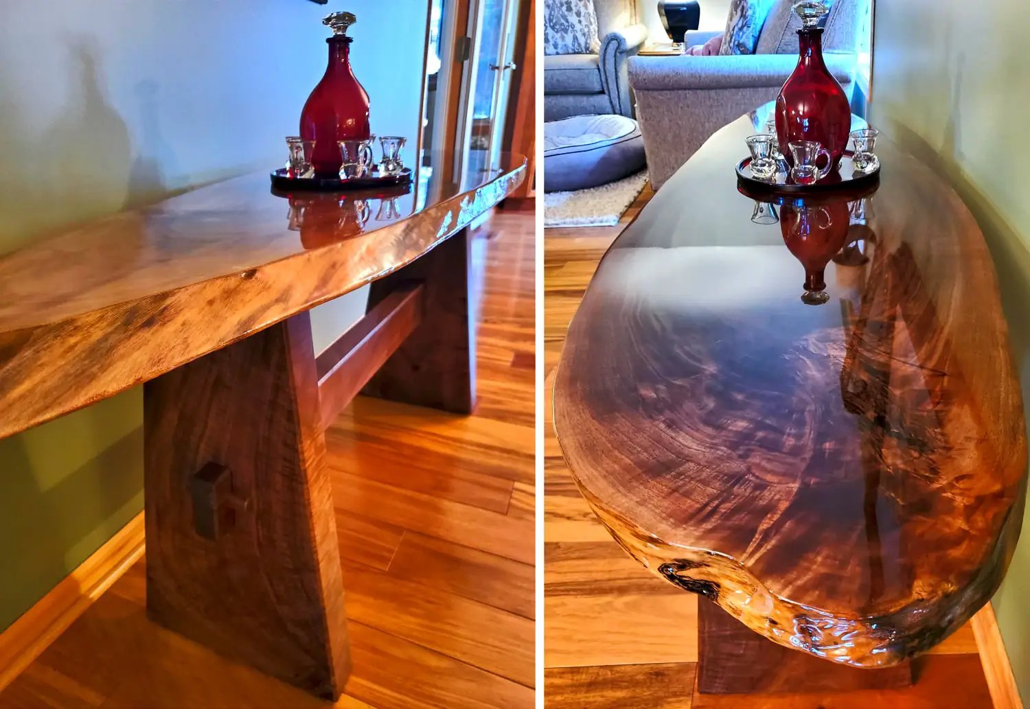 Bar Top and Table Top Clear Epoxy Resin 4 Gallons by UltraClear Epoxy