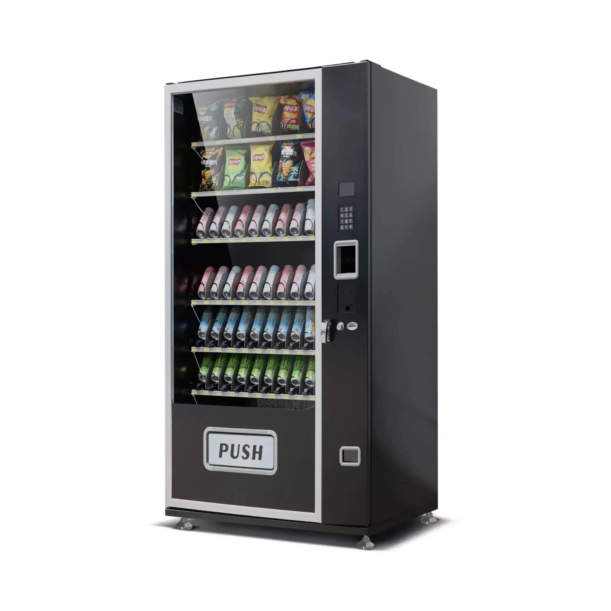 Epx Extra Large 6FT Snacks And Drinks Combo Vending Machine With Dual Zone Refrigeration And Bill Acceptor [EP-G660] (SAK12960) by SAKSBY WHOLESALE