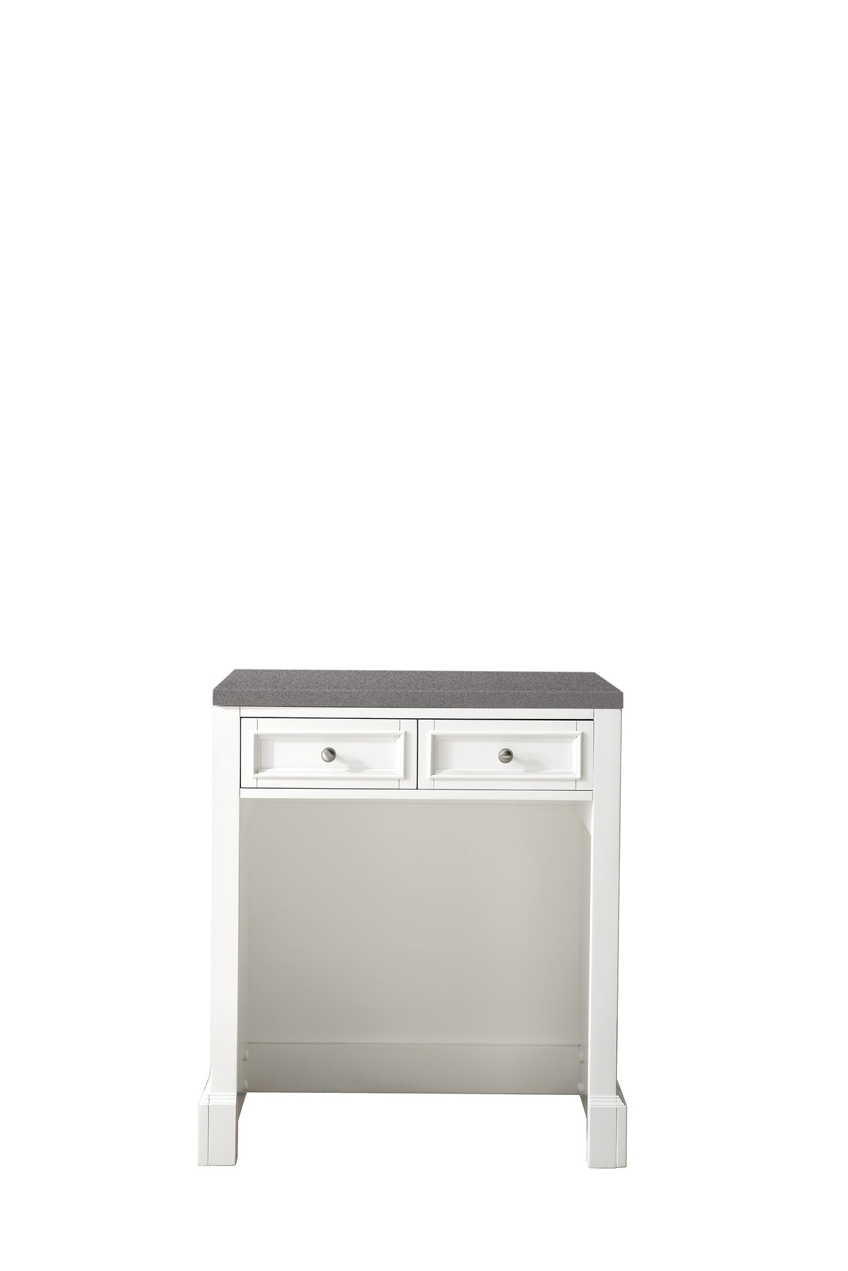 James Martin De Soto 30" Countertop Unit, Bright White, cabinet without a countertop