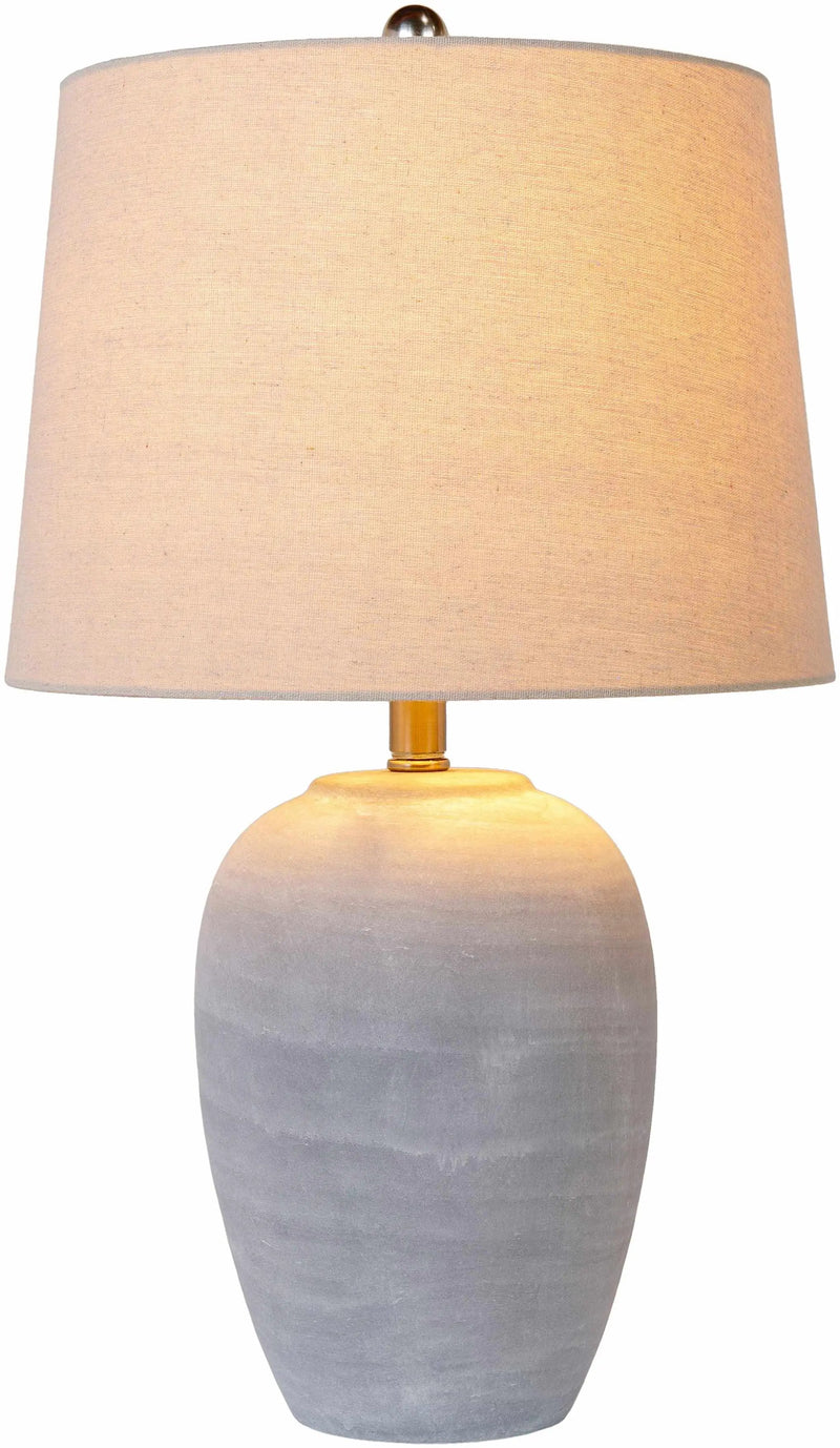 Khoi Brass Glass Table Lamp by Boutique Rugs
