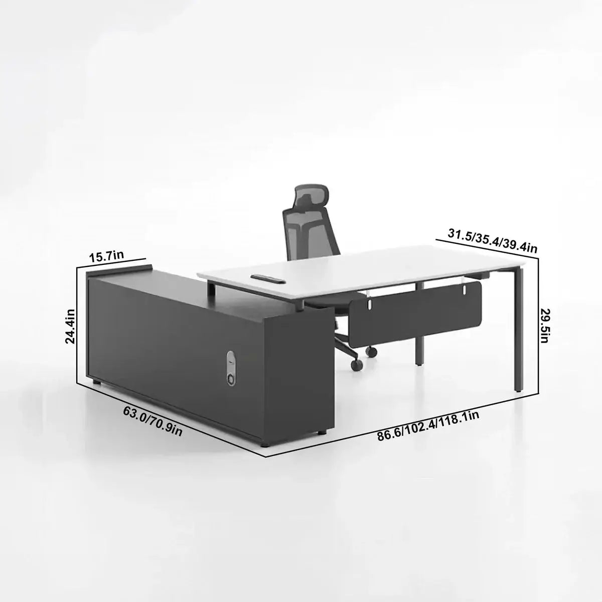 Pickett · Modern L-Shaped Desk by Arc Grove