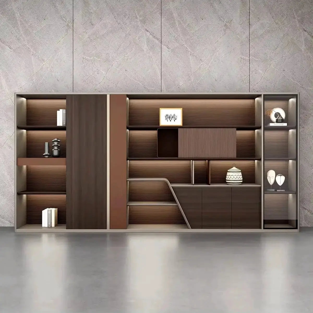 Winthrop · Modern Office Shelves & Storage by Arc Grove