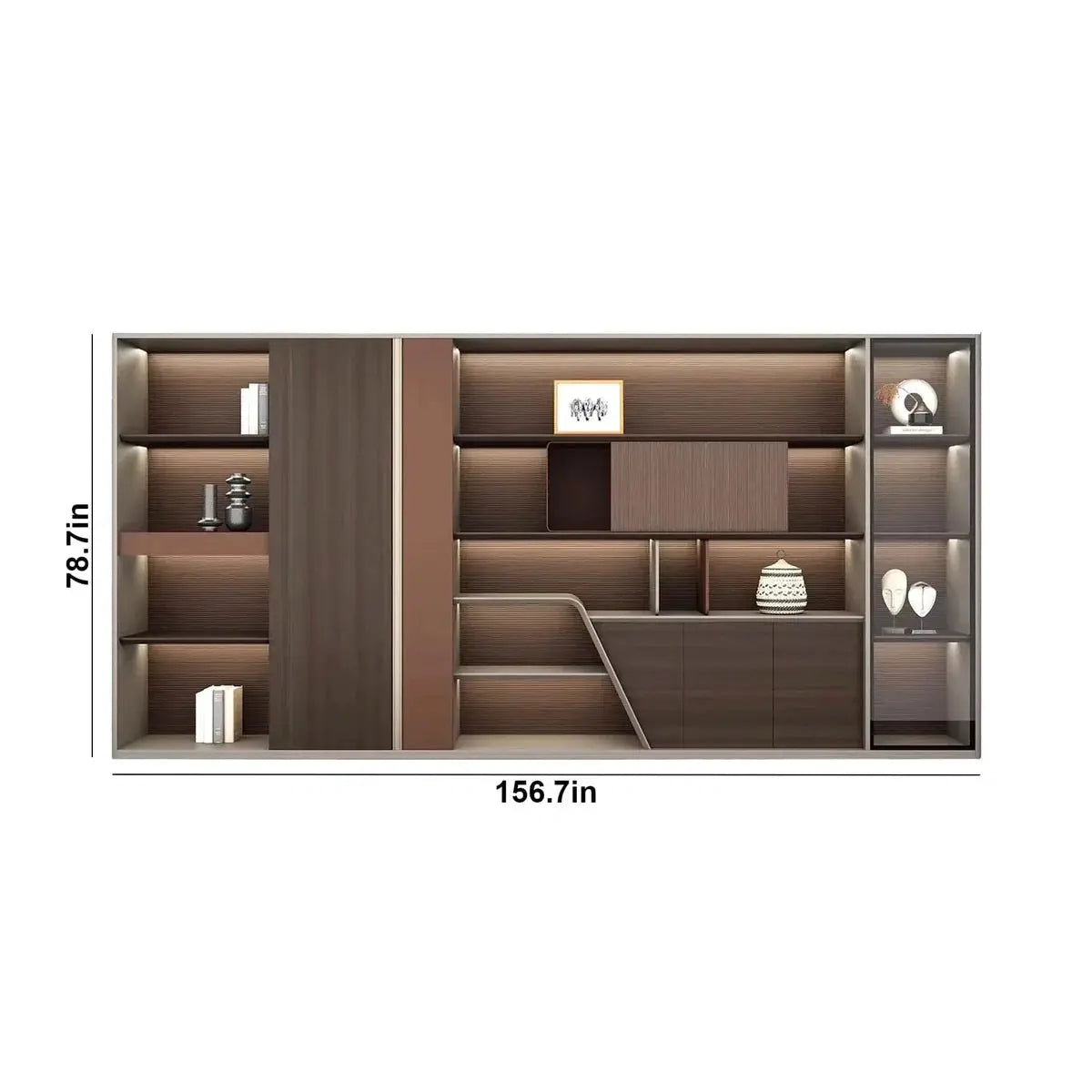 Winthrop · Modern Office Shelves & Storage by Arc Grove