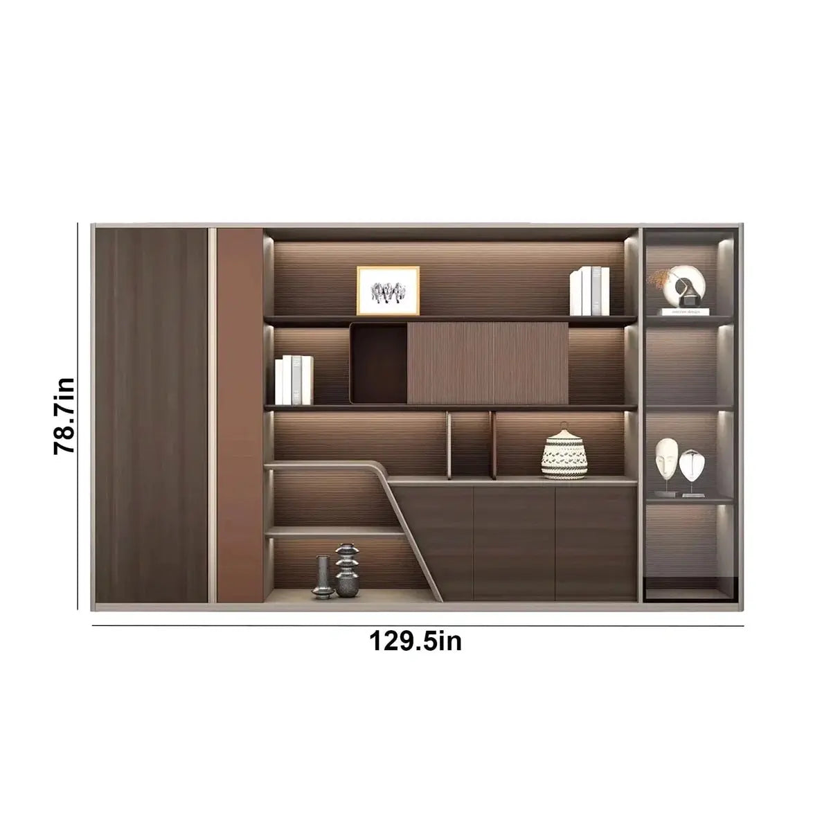 Winthrop · Modern Office Shelves & Storage by Arc Grove