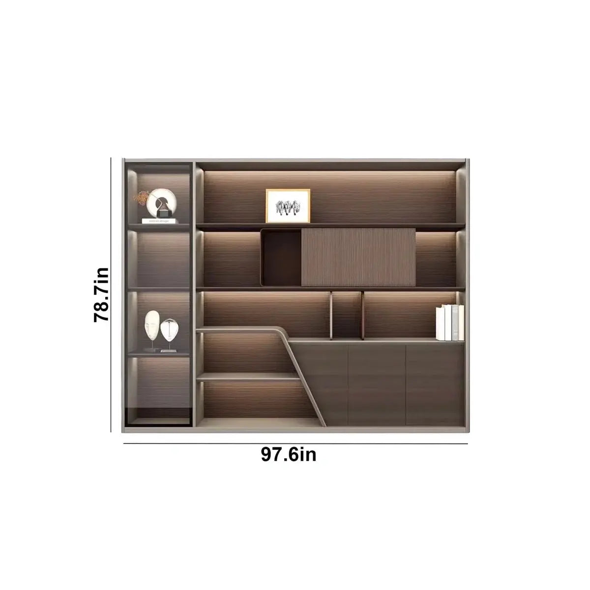 Winthrop · Modern Office Shelves & Storage by Arc Grove
