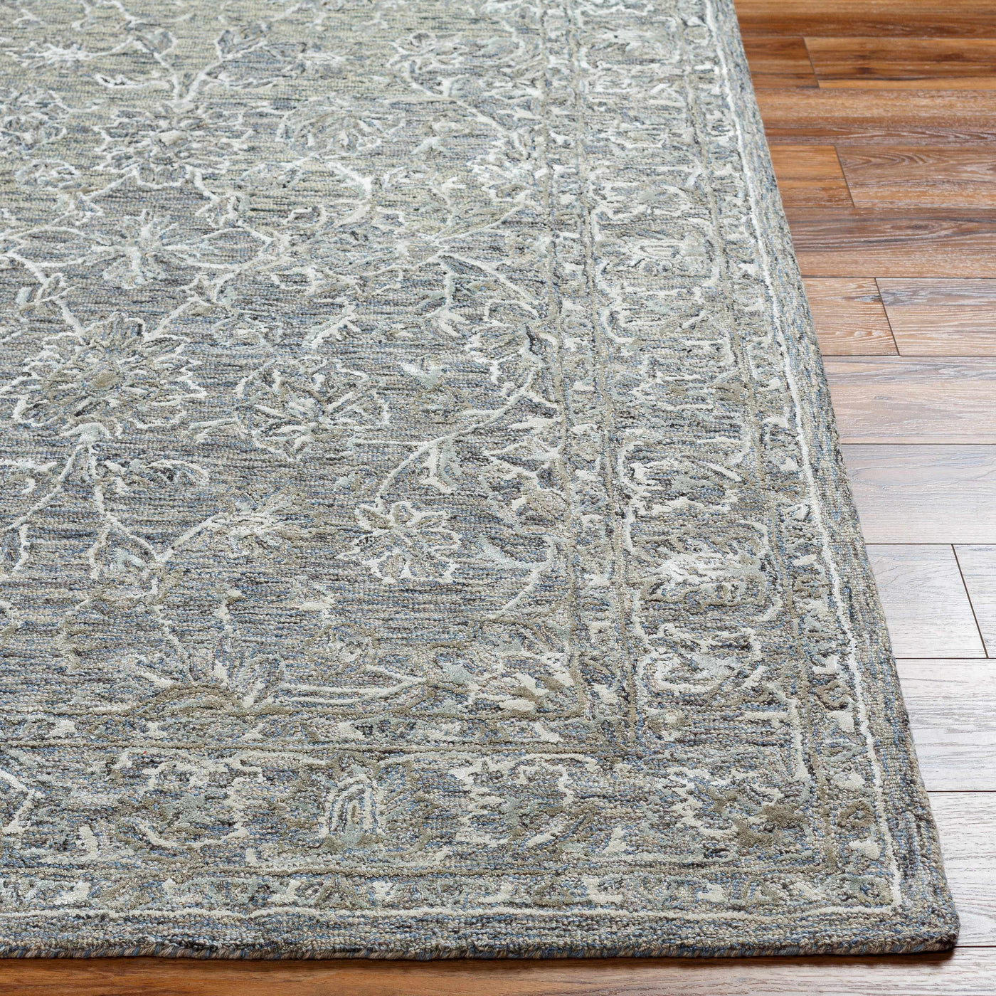 Eriline Wool & Faux Silk Rug by Boutique Rugs