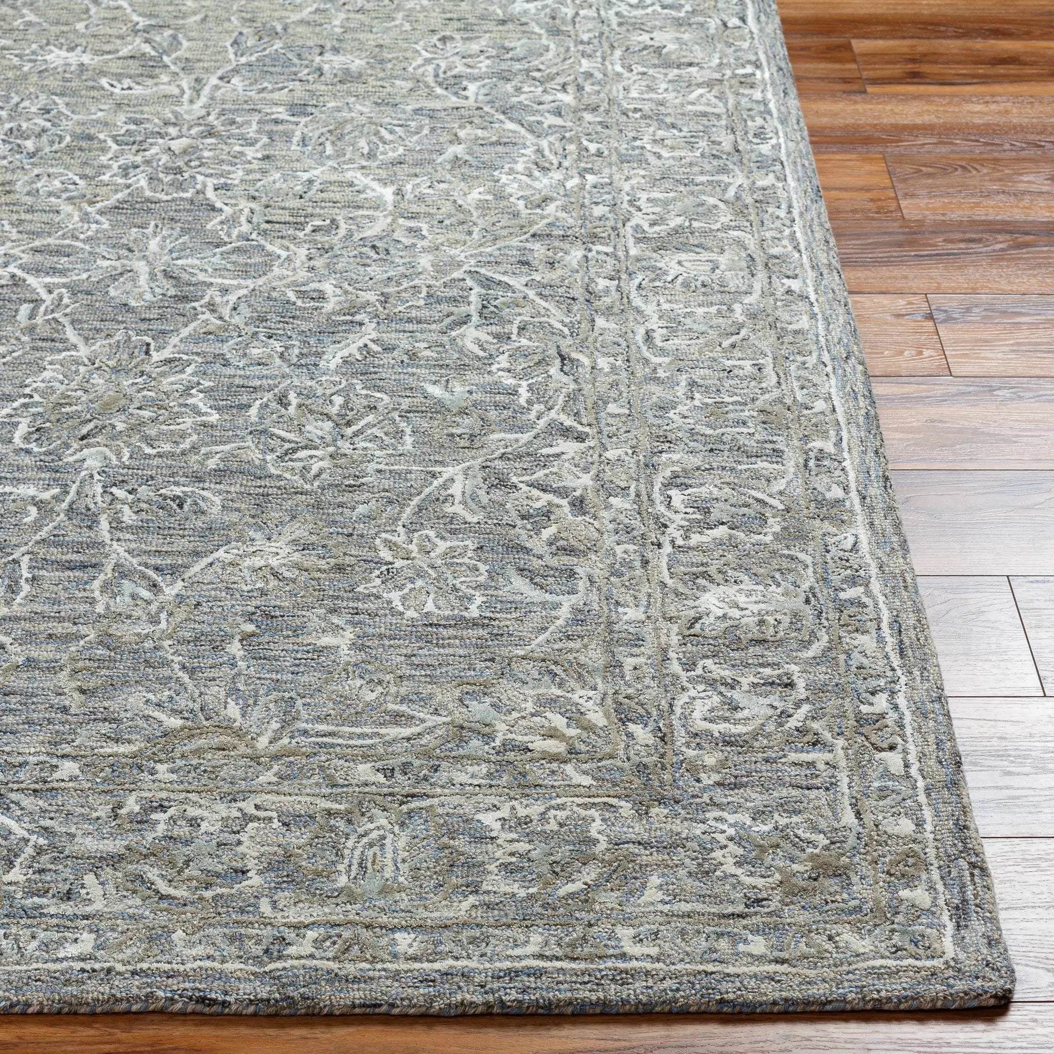 Eriline Wool & Faux Silk Rug by Boutique Rugs