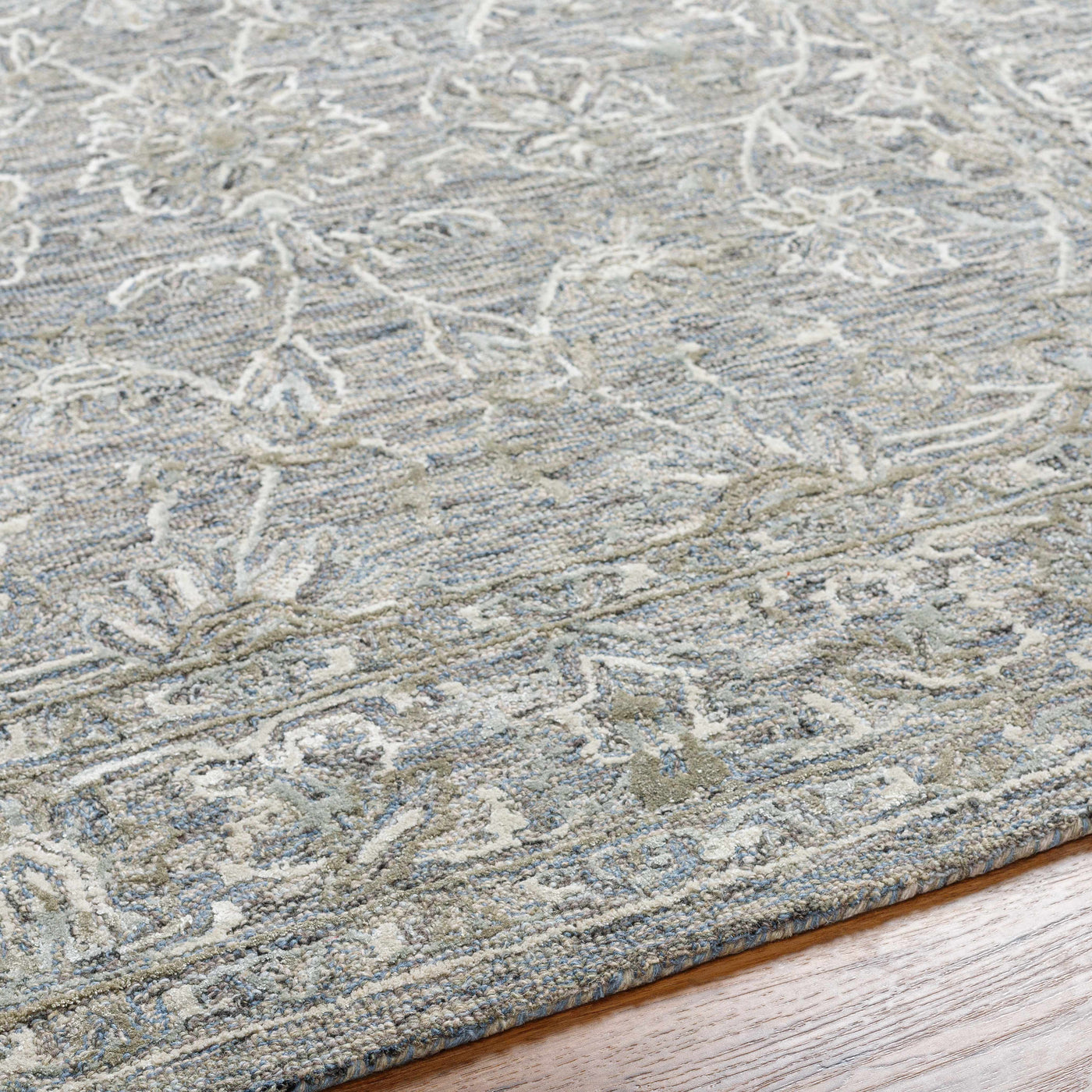 Eriline Wool & Faux Silk Rug by Boutique Rugs