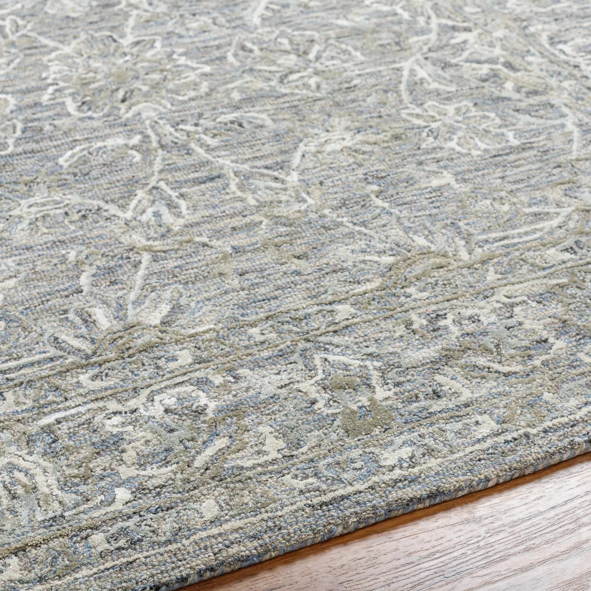 Eriline Wool & Faux Silk Rug by Boutique Rugs