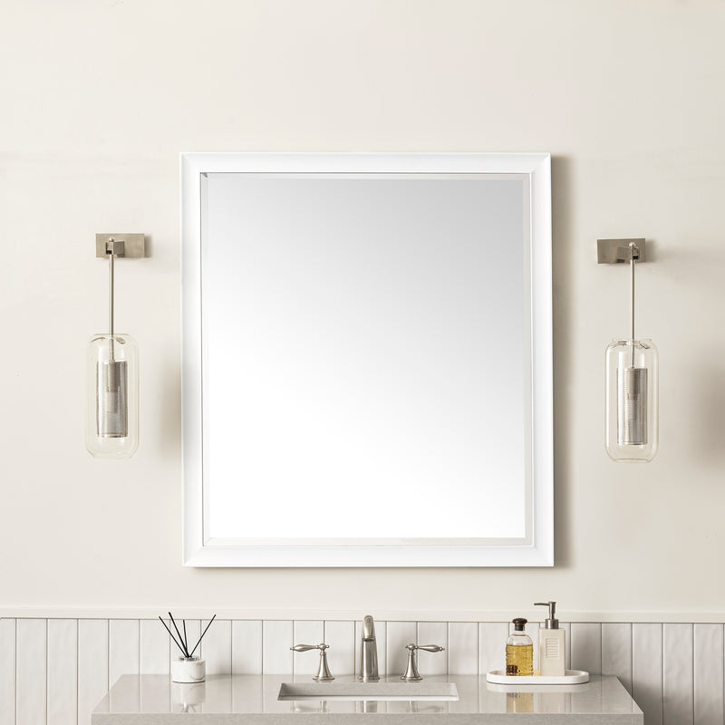 James Martin Glenbrooke 36" Mirror, Bright White by James Martin