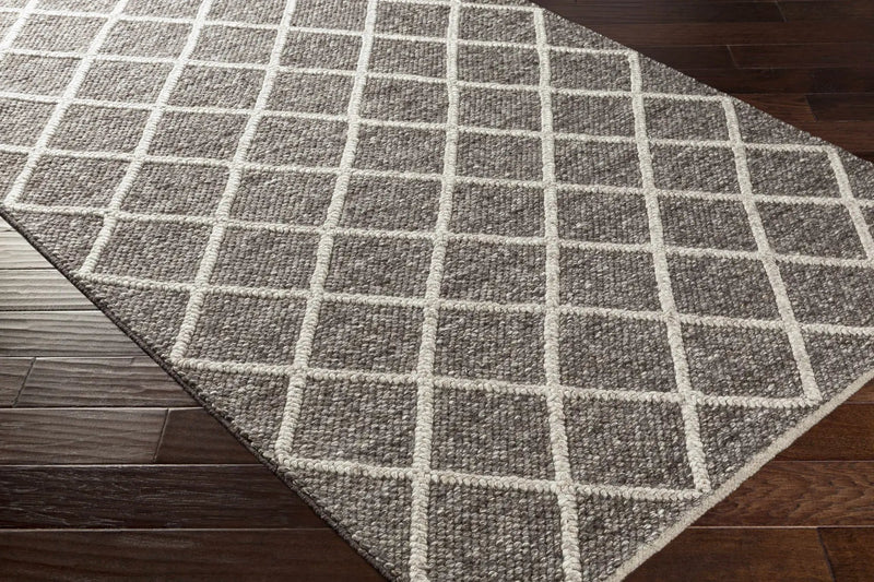 Syosset 2x3 Brown Trellis Wool&Viscose Rug - Clearance by Boutique Rugs