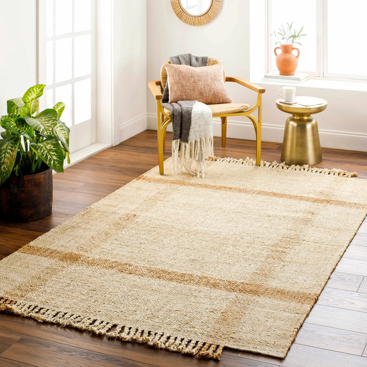 Errin Jute Area Rug - Clearance by Boutique Rugs