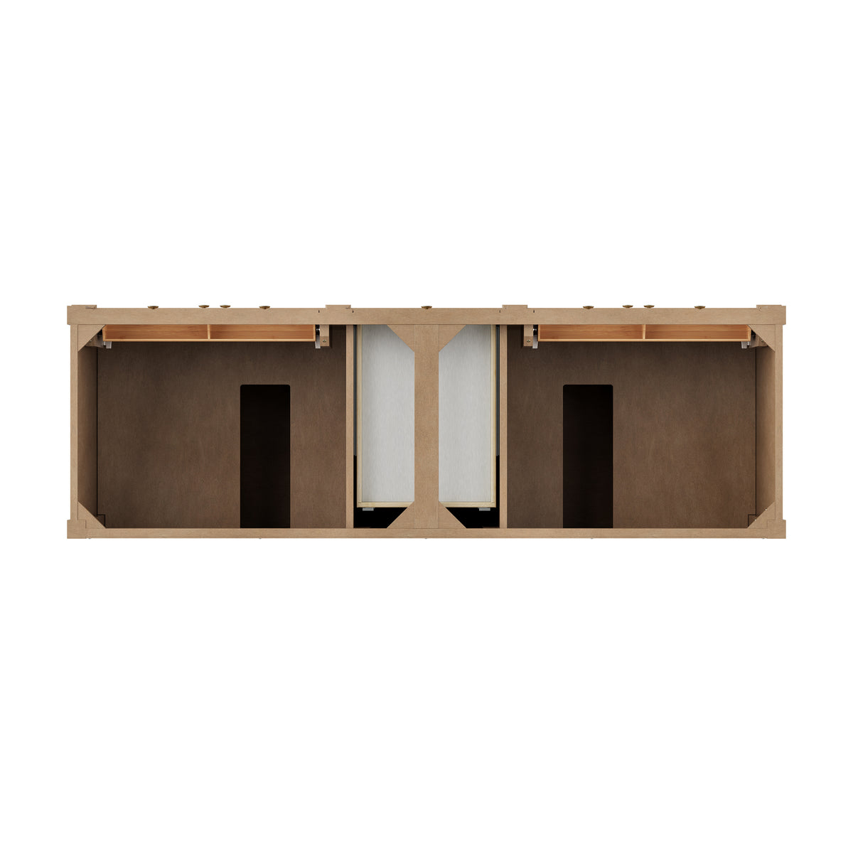 James Martin Brittany 72" Double Bathroom Vanity, Pecan, view 21