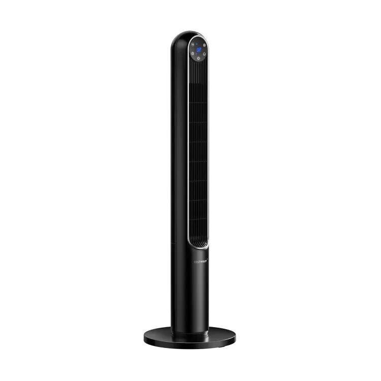 42 Inch 80 Degree Tower Fan with Smart Display Panel and Remote Control by DirectDeals