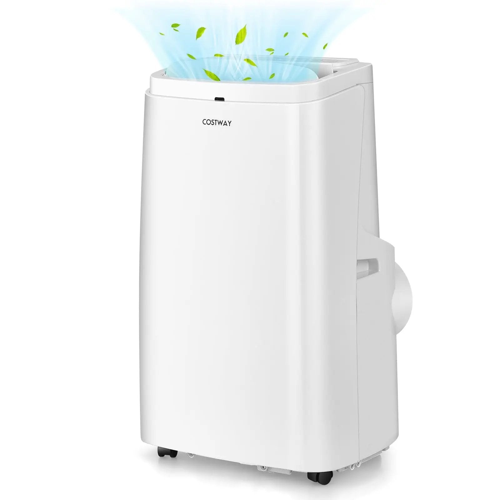 12000BTU 3-in-1 Portable Air Conditioner with Remote-White by DirectDeals