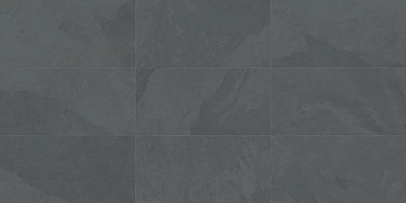 Essence Montauk Dark Slate Look Porcelain Tiles 3x12 by landmarkceramics