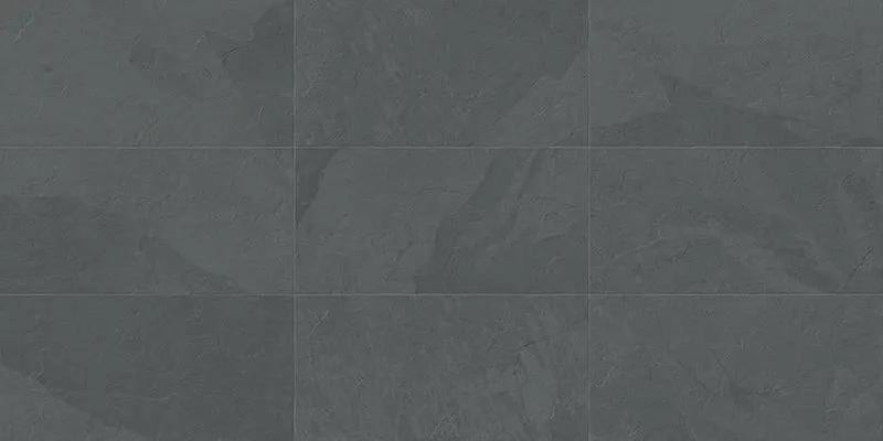 Essence Montauk Dark Slate Look Porcelain Tiles 3x12 by landmarkceramics