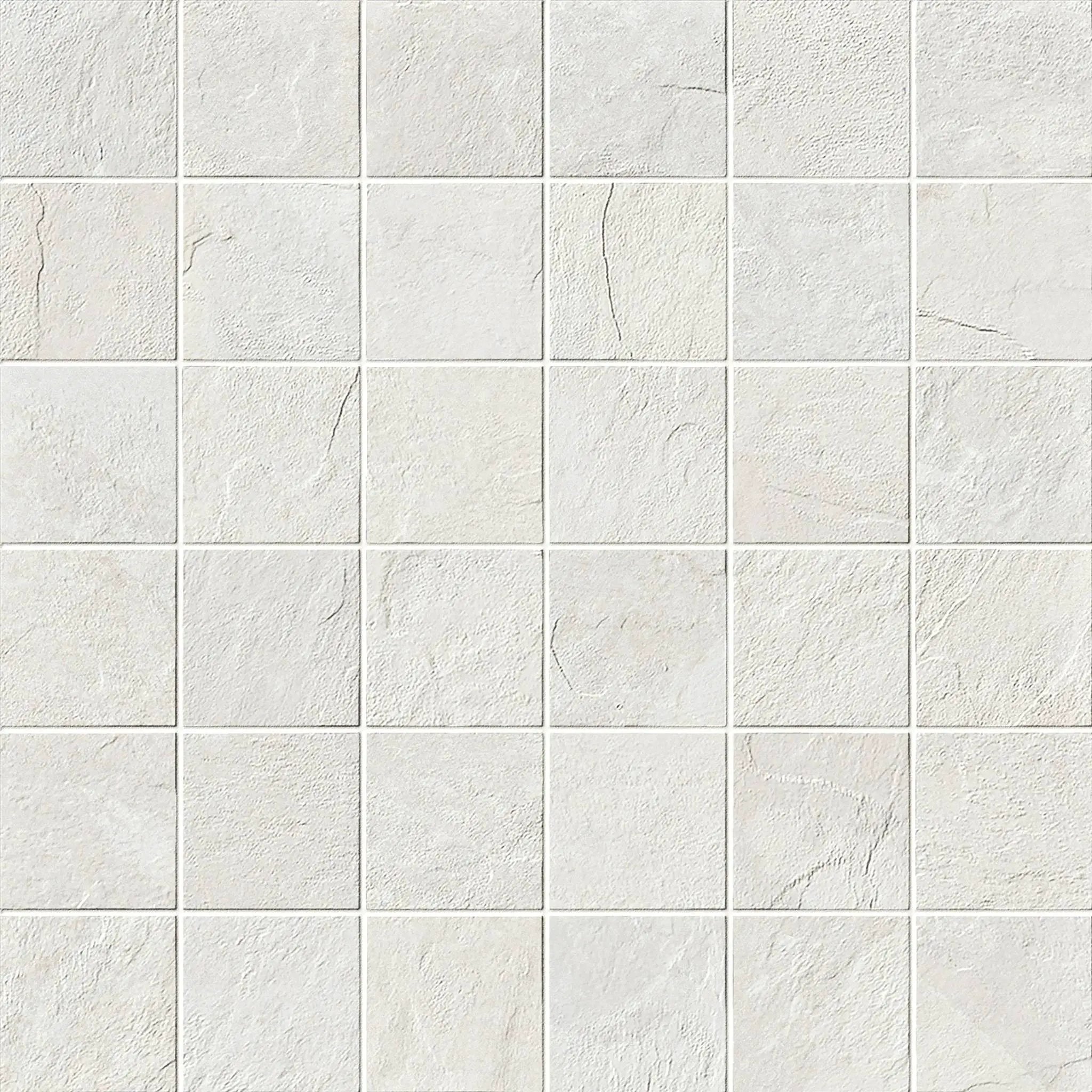 Essence Montauk White Bullnose Slate Look Porcelain Moldings 3x24 by landmarkceramics