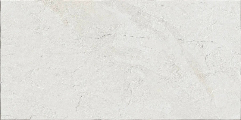 Essence Montauk White Slate Look Porcelain Tiles 24x48 by landmarkceramics