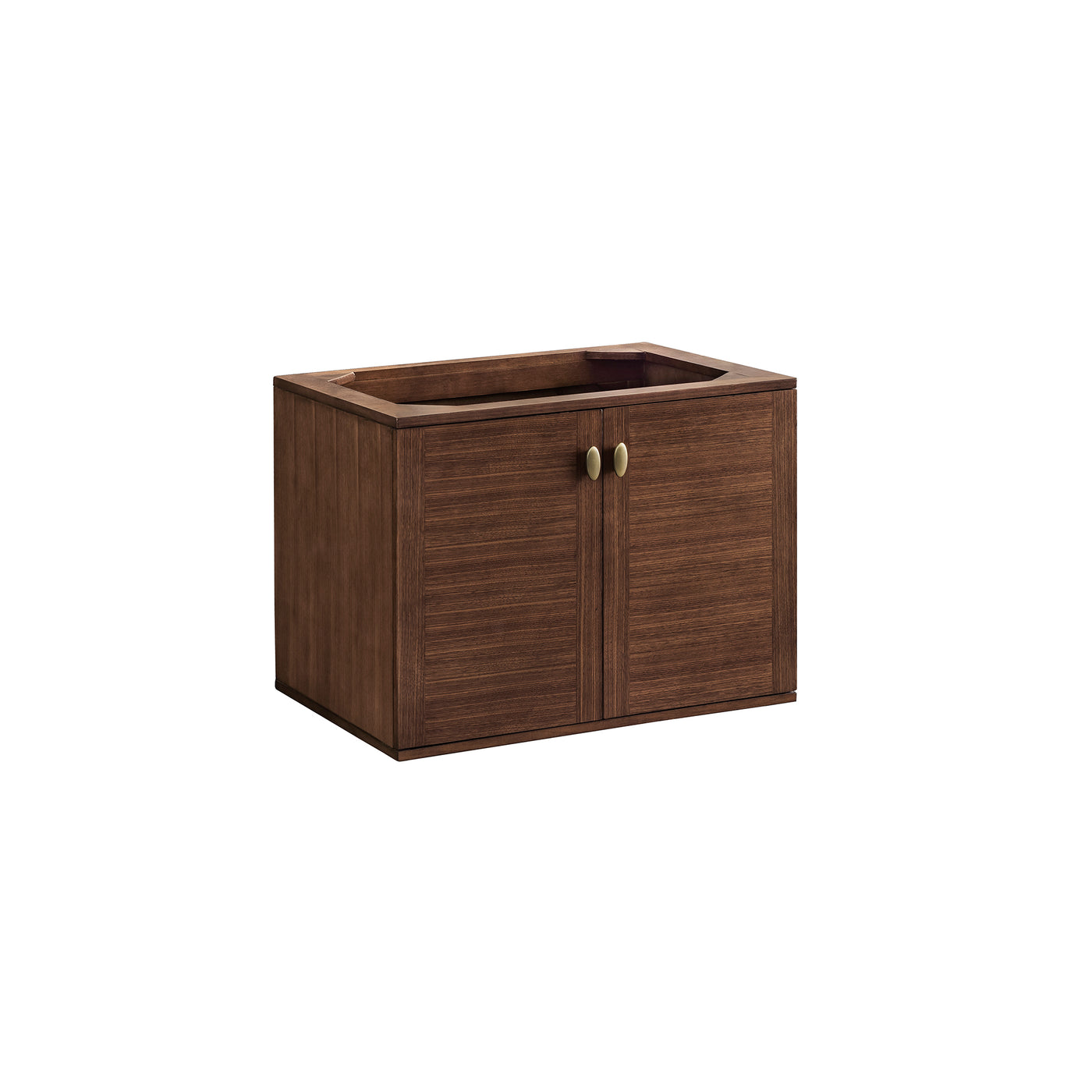 James Martin Amberly 30" Dual Mount Single Bathroom Vanity, Mid-Century Walnut by James Martin