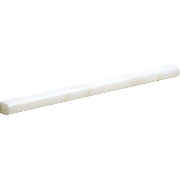 European Sugar Polished Pencil Liner Marble Moldings 1/2x12