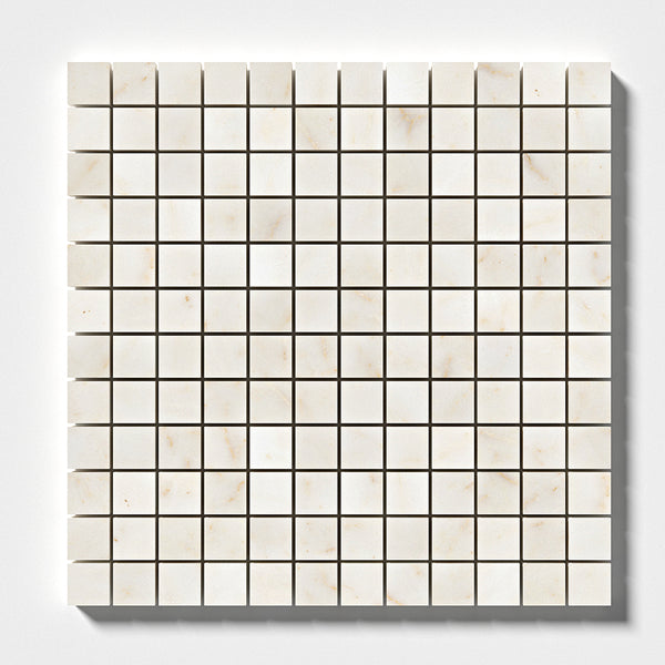 European Sugar Polished 1x1 Marble Mosaics 12x12