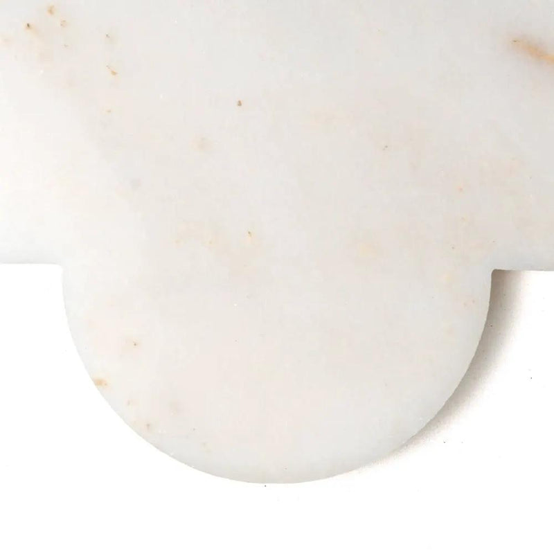 European White Multi Finish San Felipe Marble Mosaics 8x9 3/4 closeup 3