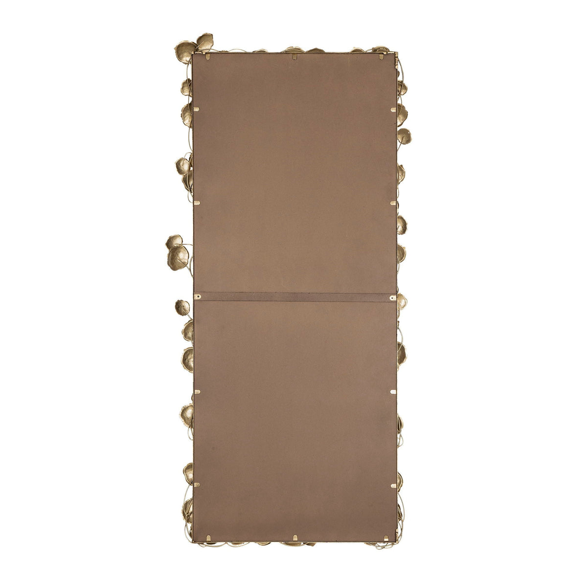 Full Length Floor Mirror with Gold Leaf Accents - Gold, photo 10 of 10