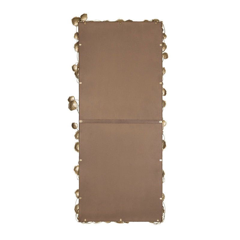Full Length Floor Mirror with Gold Leaf Accents - Gold, photo 10 of 10