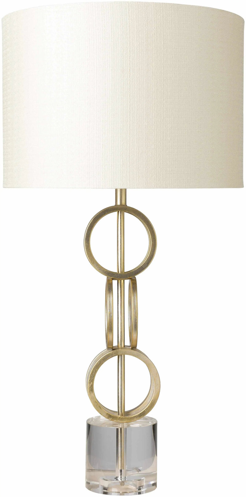 Zell Gold Crystal Table Lamp - Clearance by Boutique Rugs
