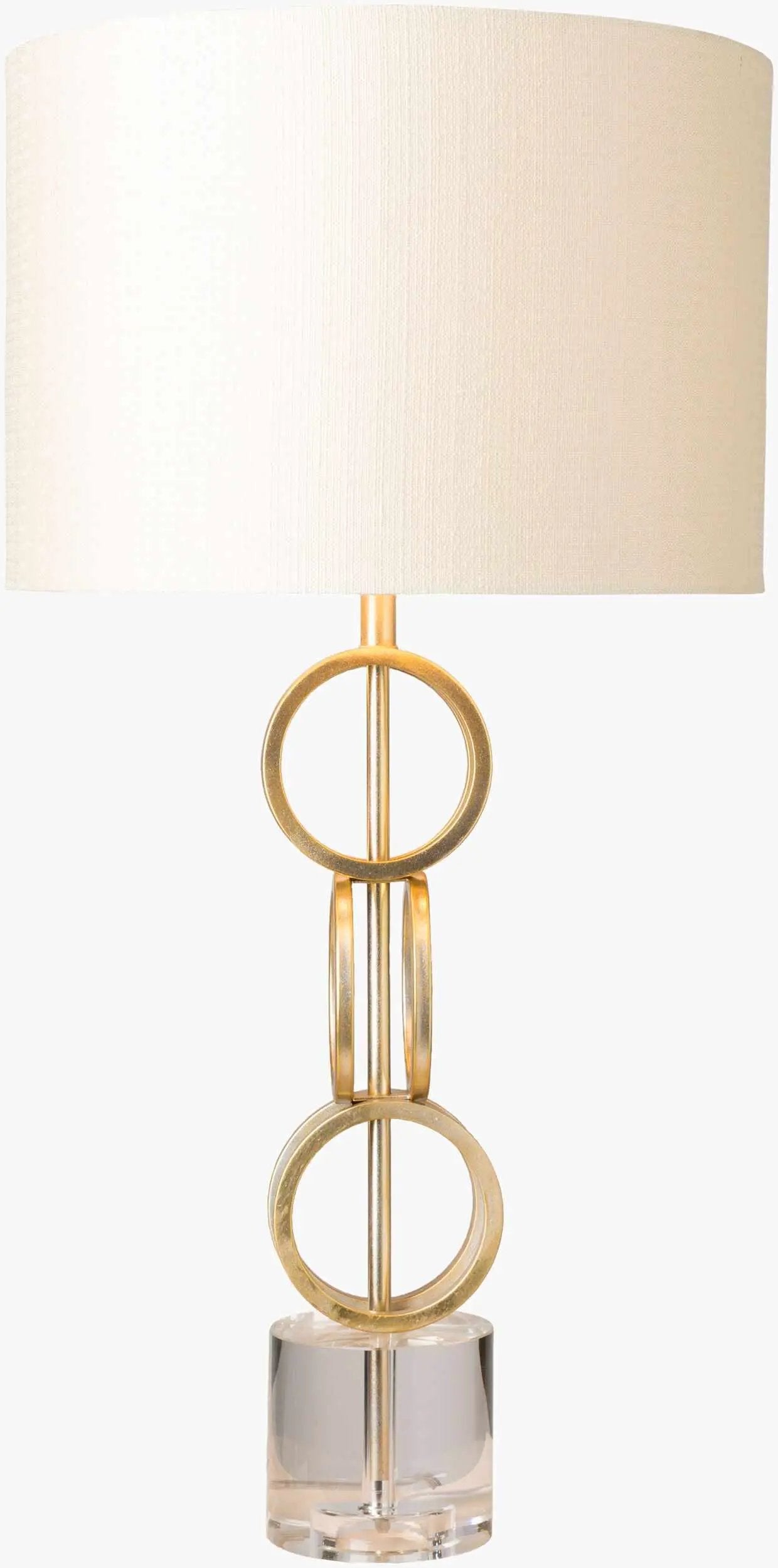 Zell Gold Crystal Table Lamp - Clearance by Boutique Rugs