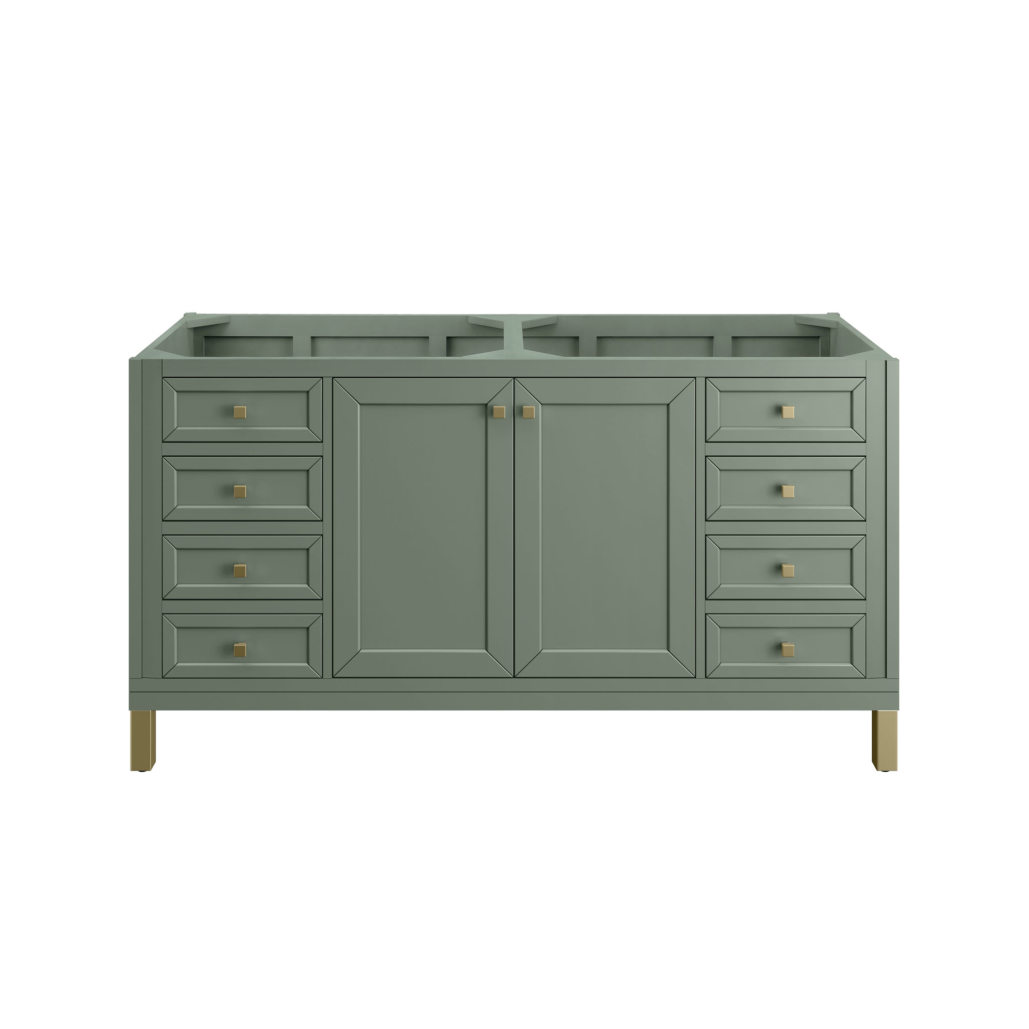 James Martin Chicago 60" Double Vanity Cabinet, Smokey Celadon by James Martin