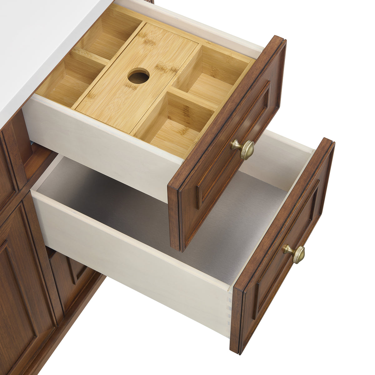 James Martin Lorelai 48" Single Bathroom Vanity, Mid-Century Walnut, view 38