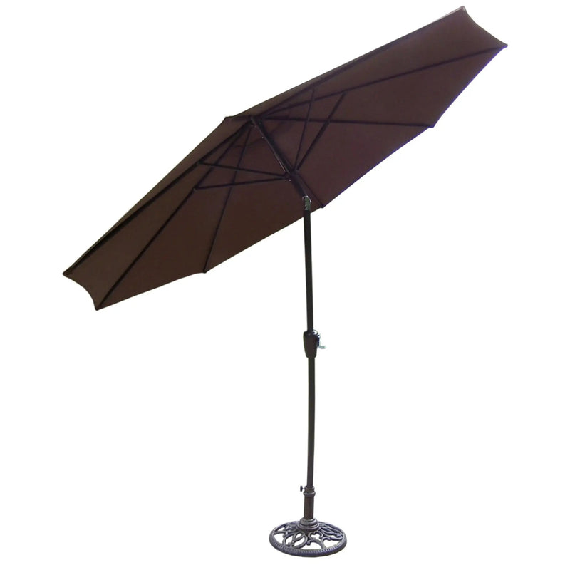 Antique Bronze 23 lbs Round Cast Iron Umbrella Stand Base Weight by Sharicks