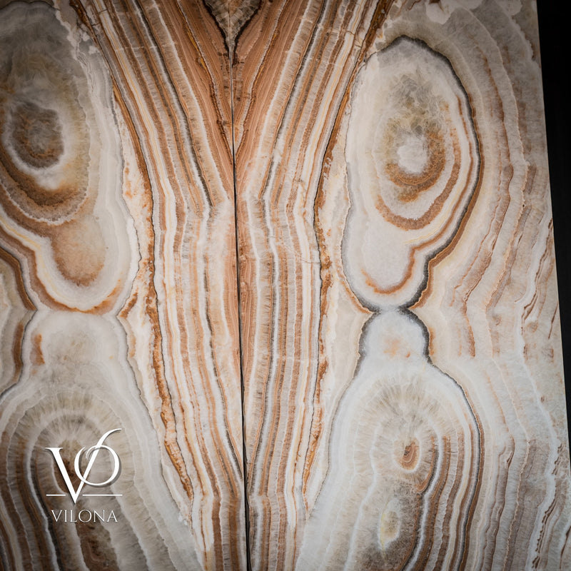 Exotic Sahara Onyx Wall Panels - 63" Tall, 21.75" Wide Per Panel - (Large #1), photo 5 of 11