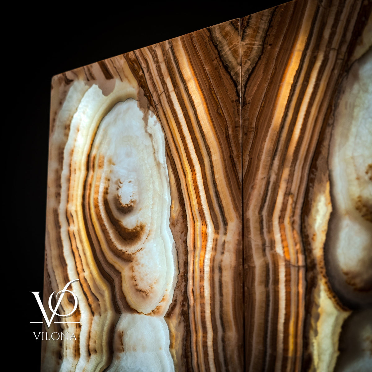 Exotic Sahara Onyx Wall Panels - 63" Tall, 21.75" Wide Per Panel - (Large #1), photo 9 of 11