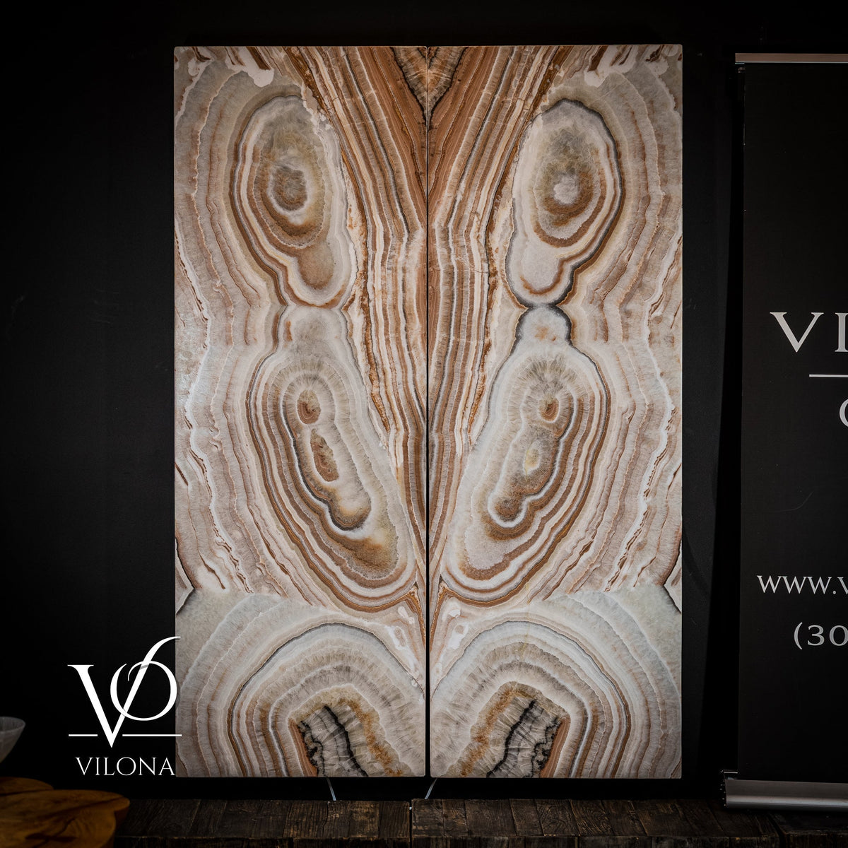 Exotic Sahara Onyx Wall Panels - 63" Tall, 21.75" Wide Per Panel - (Large #1), photo 4 of 11