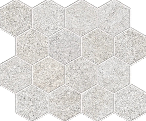 Explore Star Grey Mosaic D Quartz Look Porcelain Mosaics 12x10