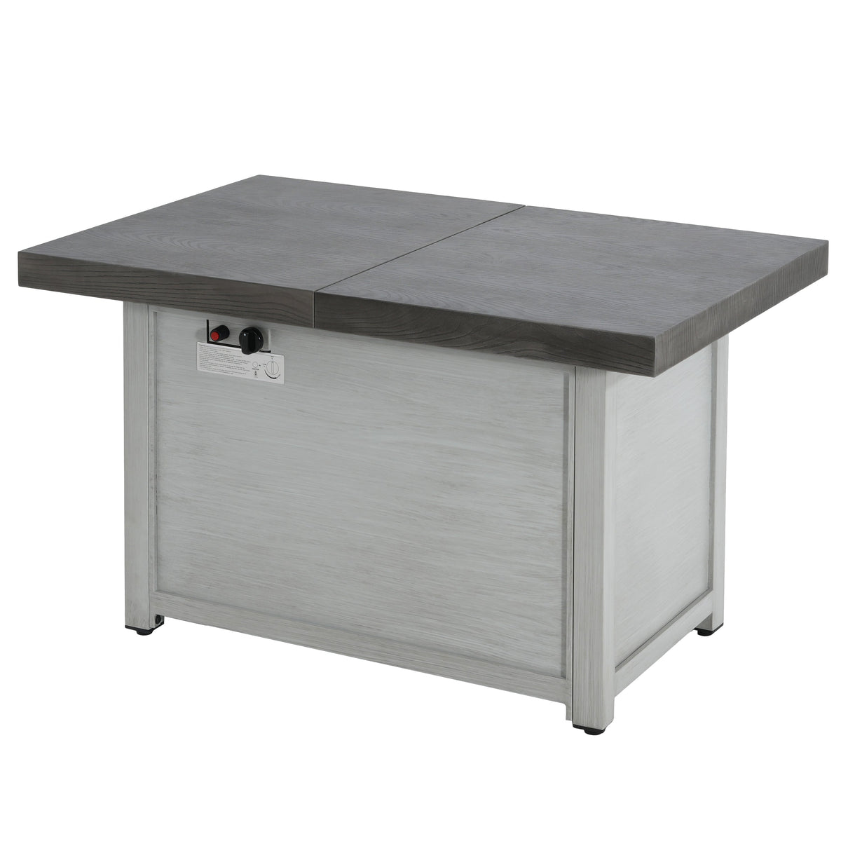Extendable Rectangle Aluminum Alloy Fire Pit Table, 50,000 BTU, photo 6 of 13