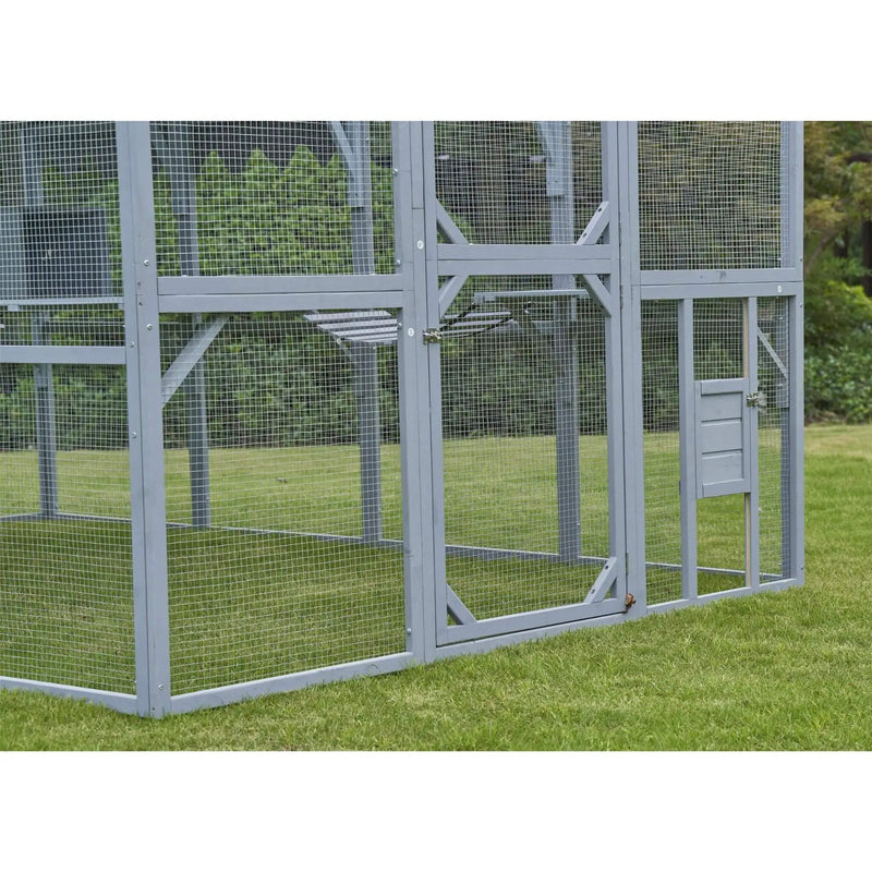 Alora Extra Large Outdoor Cat Kitten Playpen House With Platforms, And Waterproof Cover (SAK55092) by SAKSBY WHOLESALE