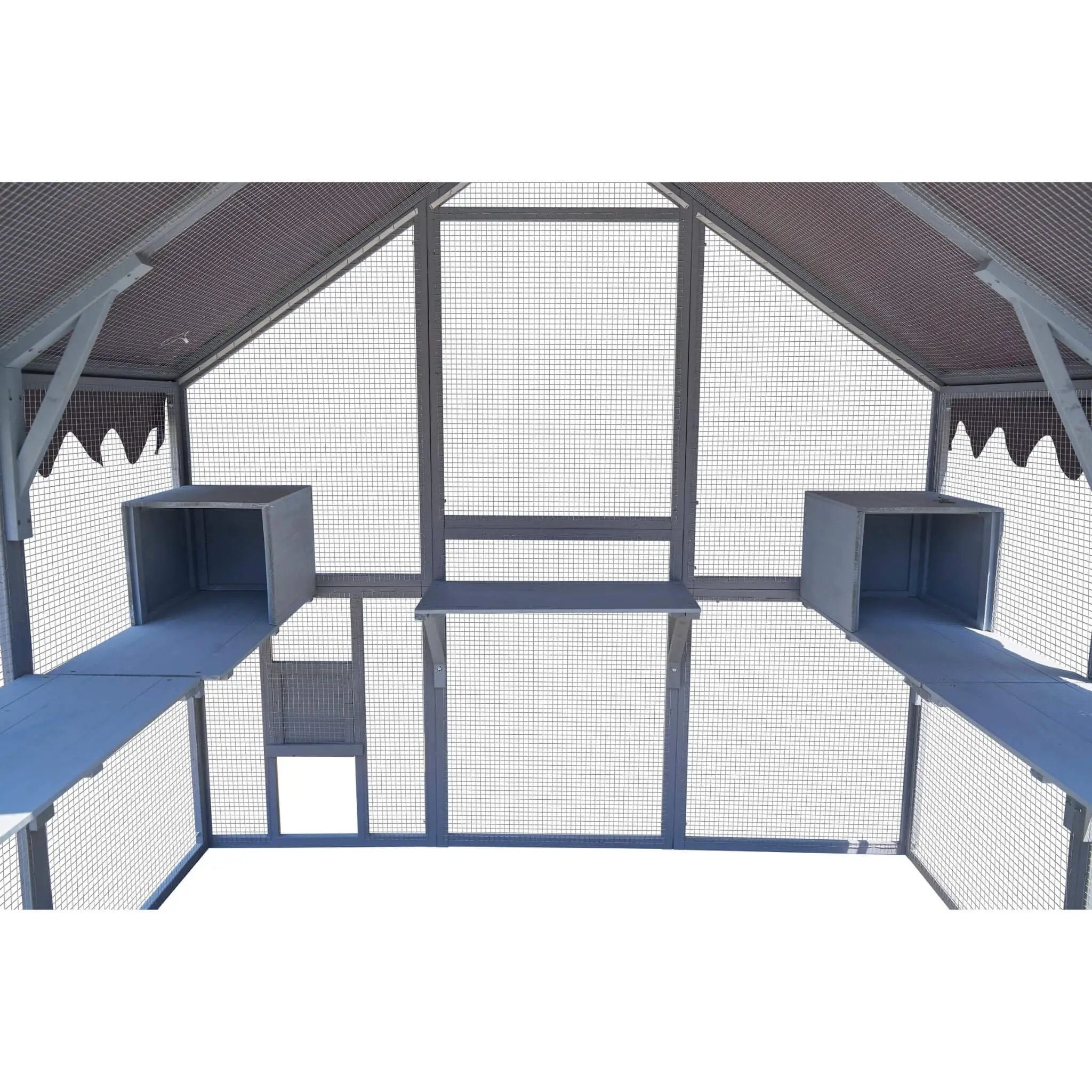 Alora Extra Large Outdoor Cat Kitten Playpen House With Platforms, And Waterproof Cover (SAK55092) by SAKSBY WHOLESALE