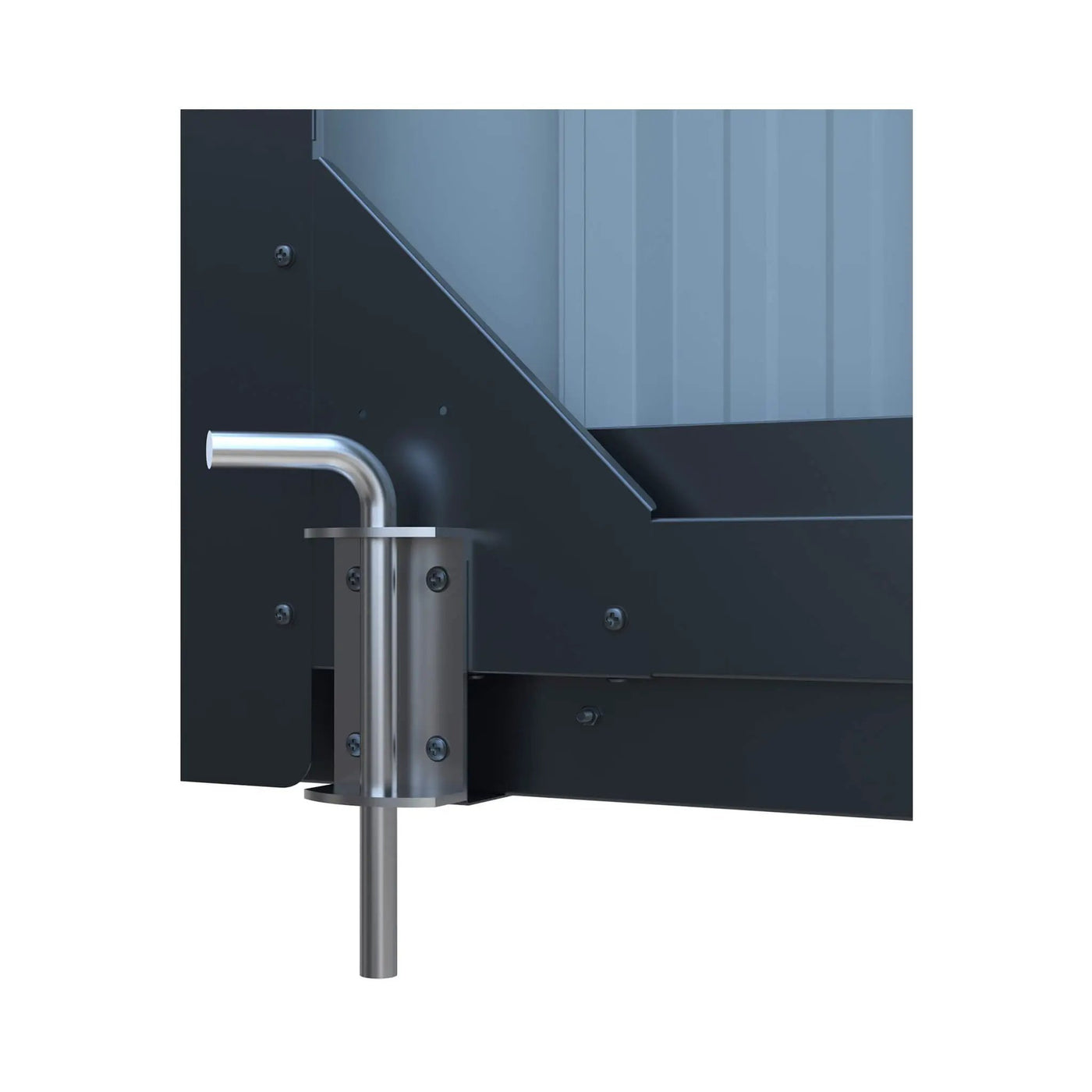 Extra-Large Outdoor Galvanized Steel Outdoor Storage Shed With Skylight Roof (SAK42671) by SAKSBY WHOLESALE