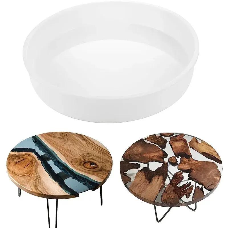 Extra Large Oversize Resin Molds, 14Inch Large Charcuterie Board Resin Silicone Mold, Large Round Mold Resin Table Mold Epoxy Table Mold for River Table, Charcuterie Board, Cutting Board, Art Home Decoration Christmas & Hallo by House Of Avana