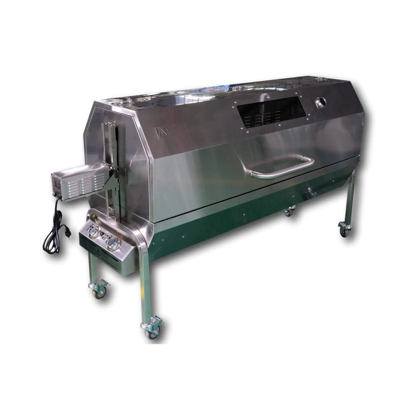Extra-Large Stainless Steel Propane And Charcoal BBQ Rotisserie (SAK14873) by SAKSBY WHOLESALE