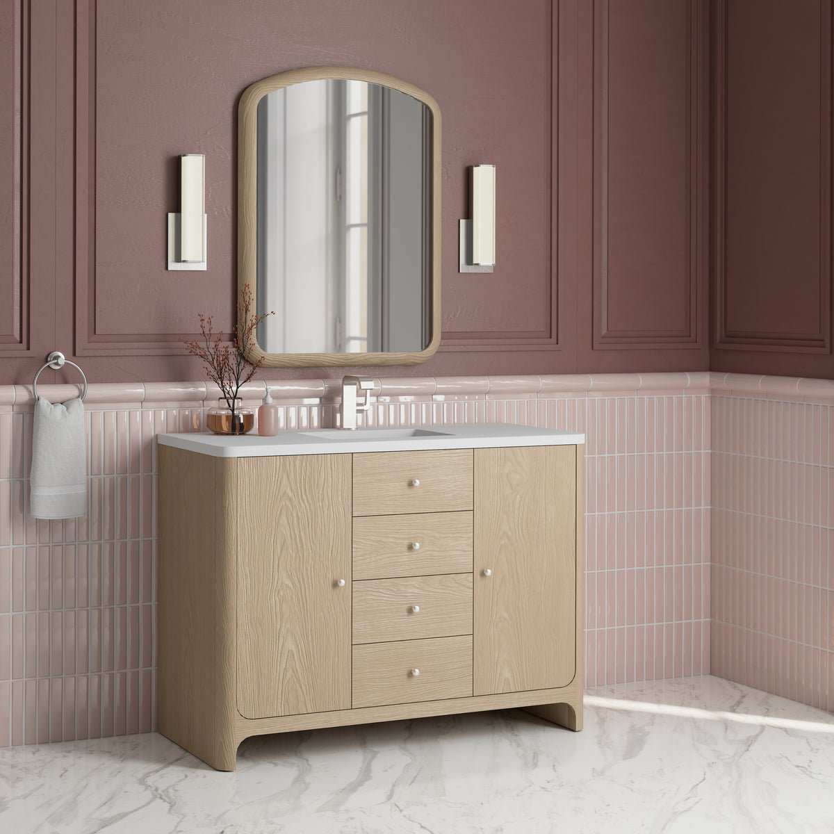James Martin Gracyn 48" Single Bathroom Vanity, Coastal Driftwood, view 21
