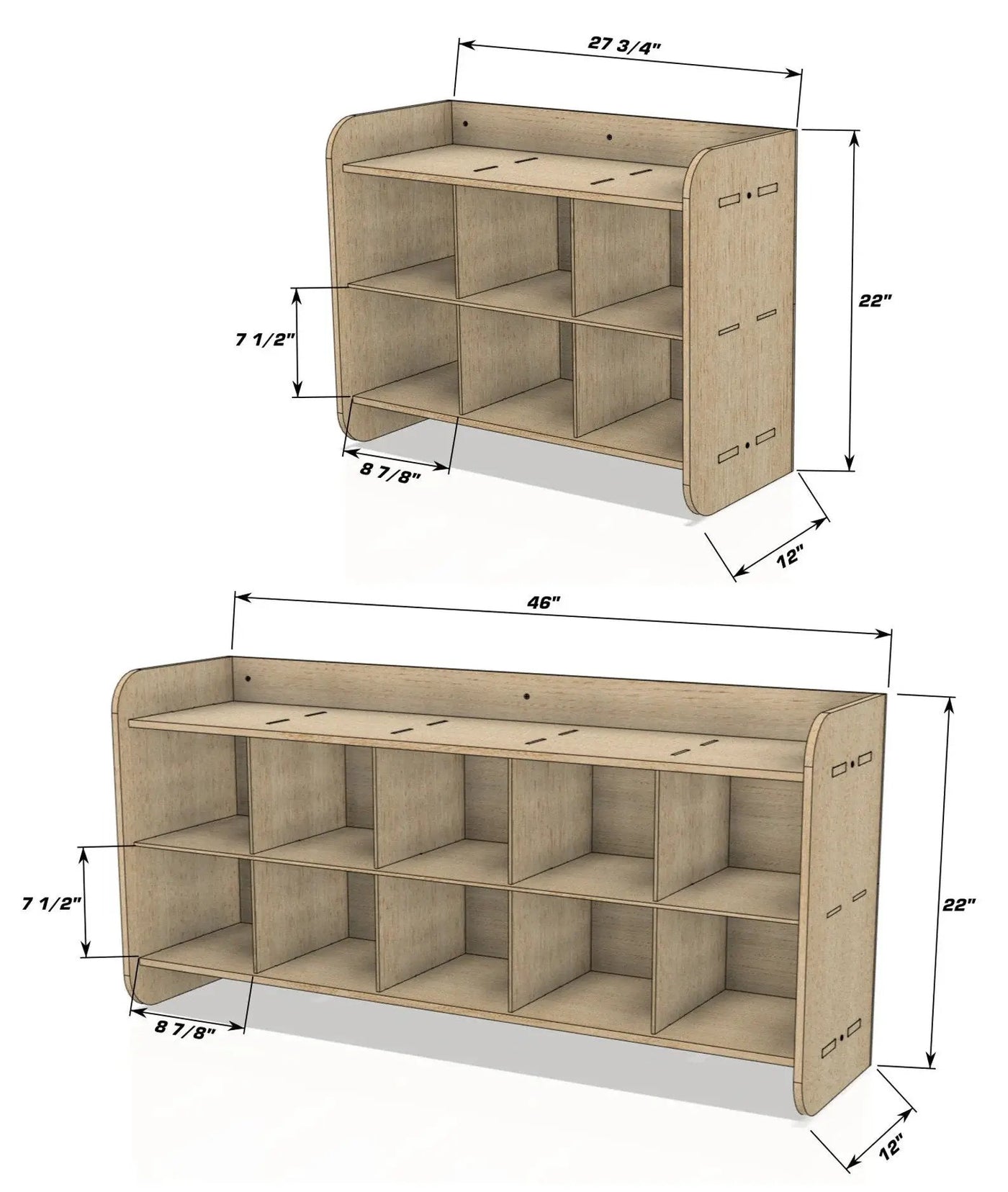 CARLY- Wall Mounted Organizer by Bush Acres