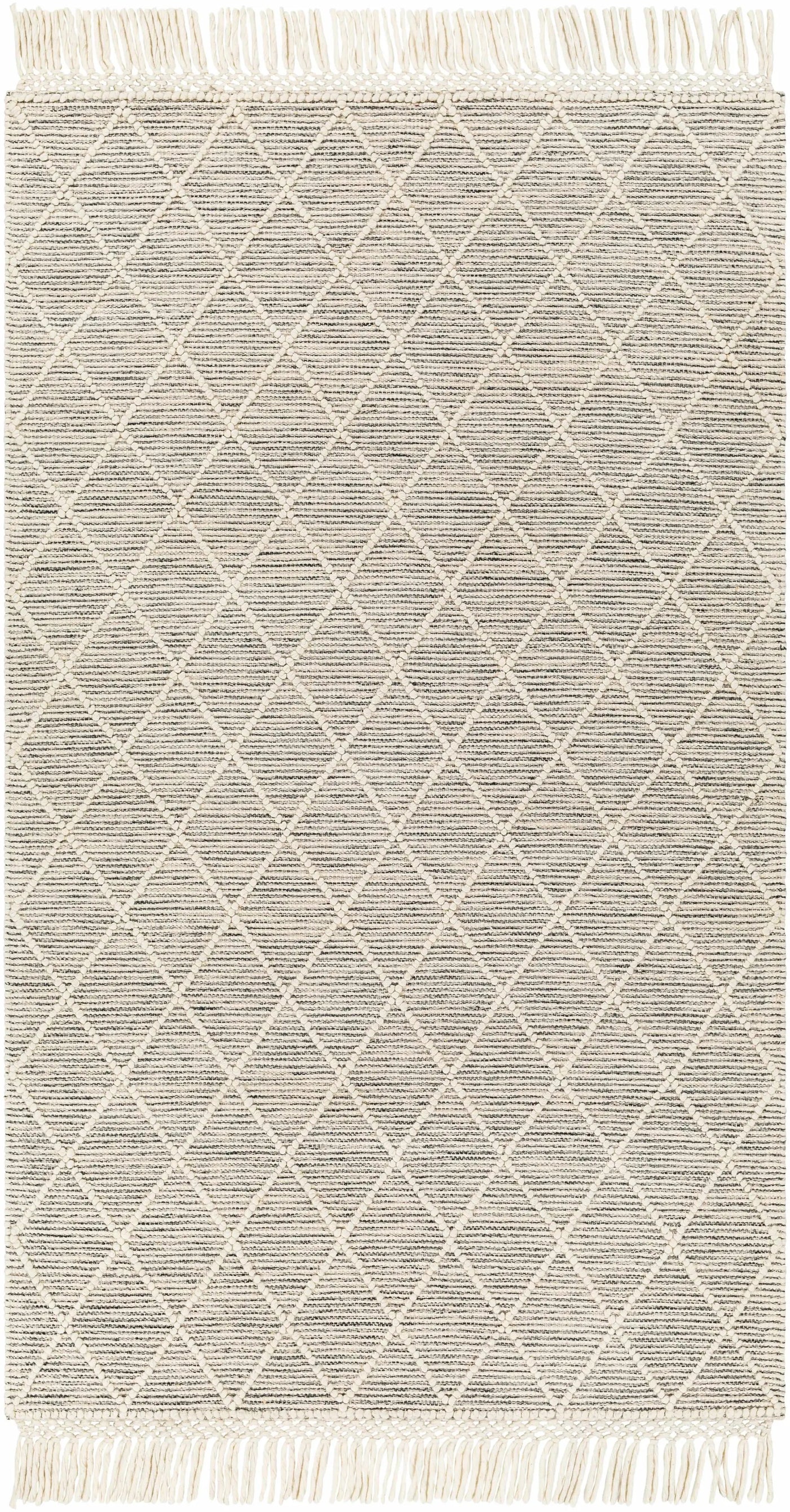 Ezria Wool Rug with Tassels - Clearance by Boutique Rugs