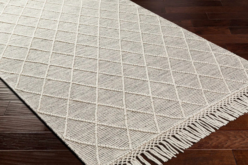 Ezria Wool Rug with Tassels - Clearance by Boutique Rugs