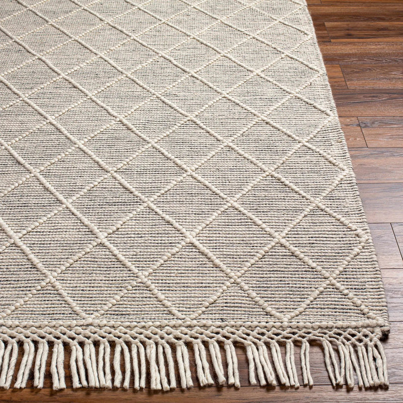 Ezria Wool Rug with Tassels - Clearance by Boutique Rugs