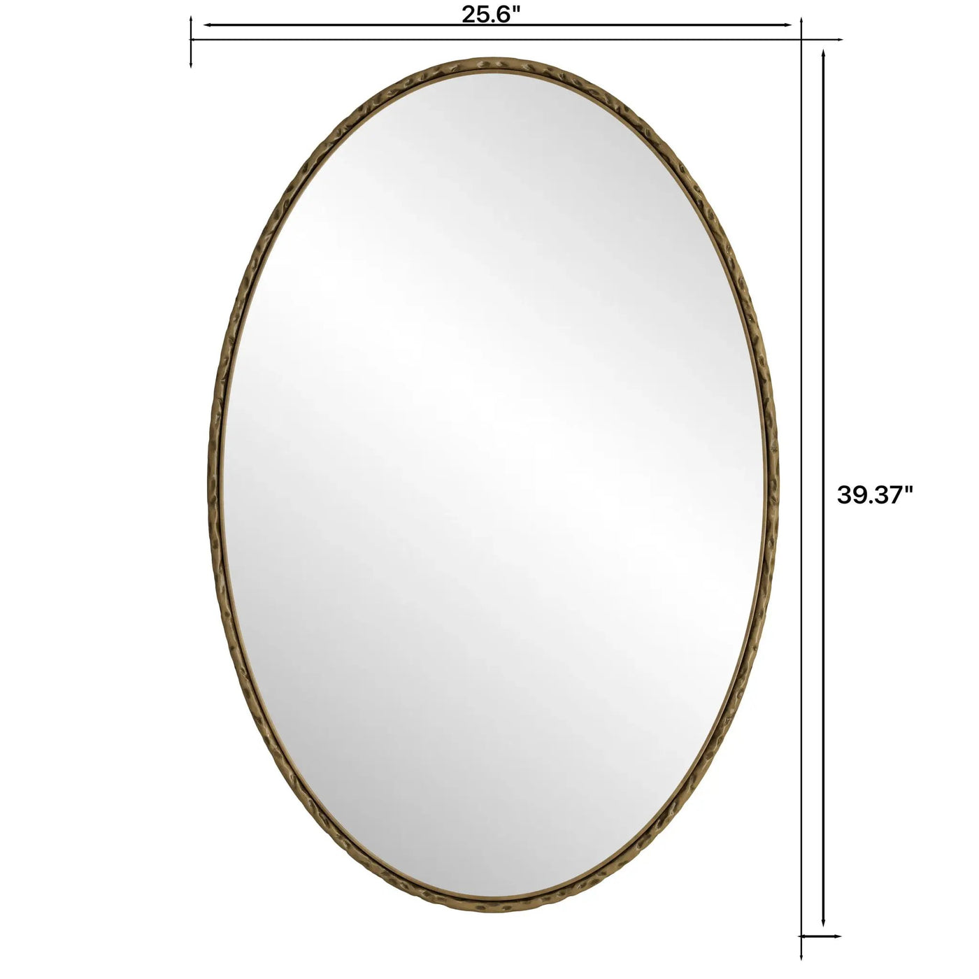 Art Oval Retro Mirror, Wall Hanging by Unique Piece Furniture